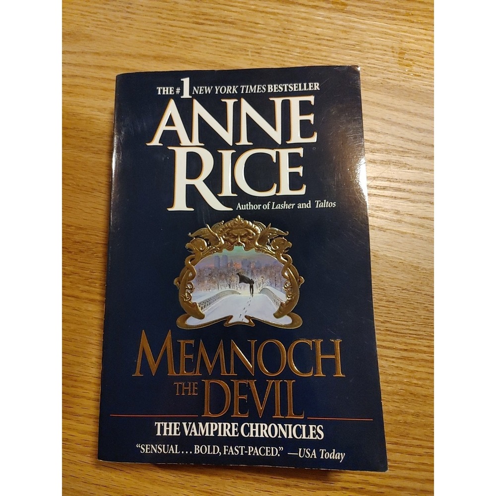 Vintage 1996 Anne Rice Memnoch the Devil‎ 1st Edition Trade Paperback Vampires